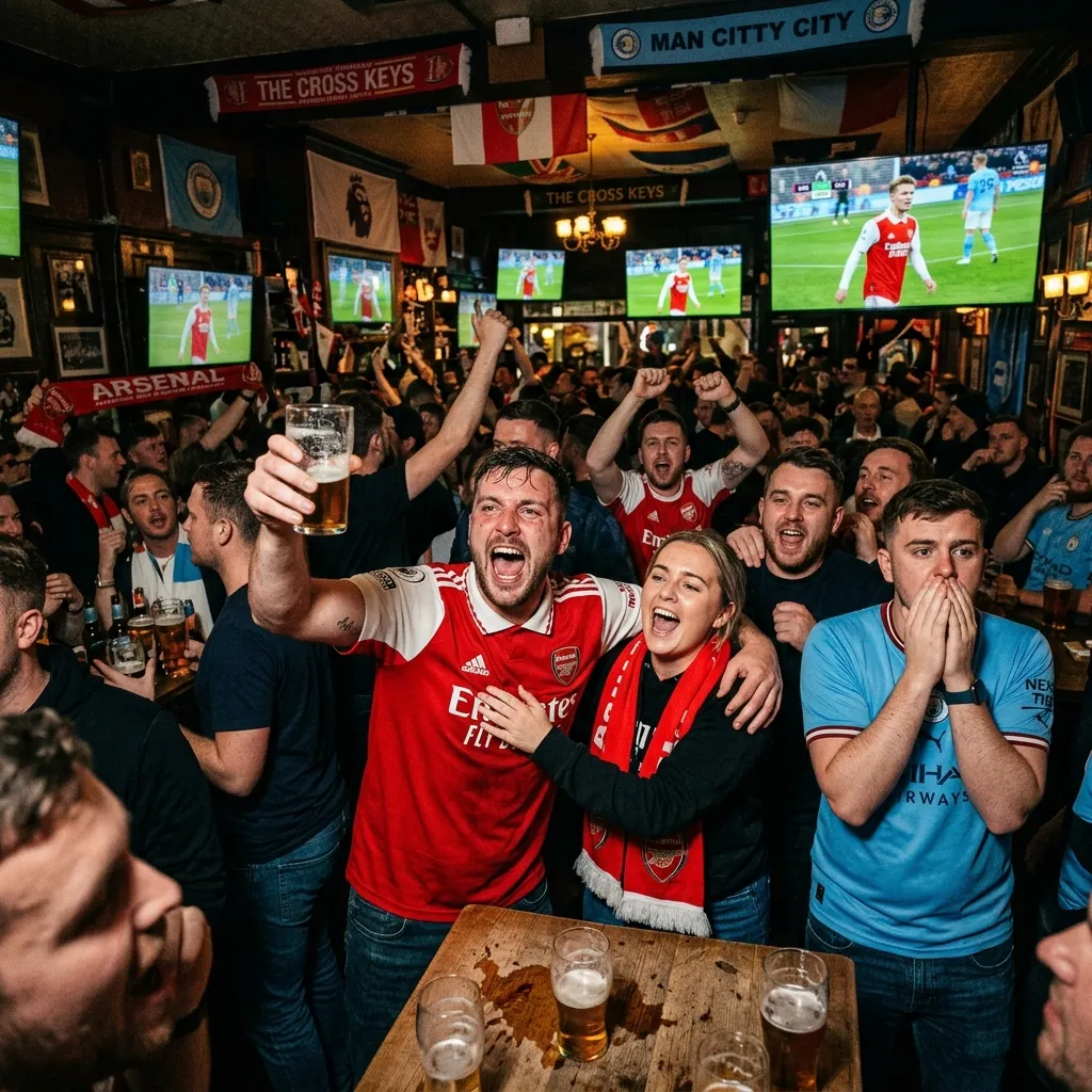 Khung cảnh cuồng nhiệt tại một quán pub nước Anh khi theo dõi trận đấu