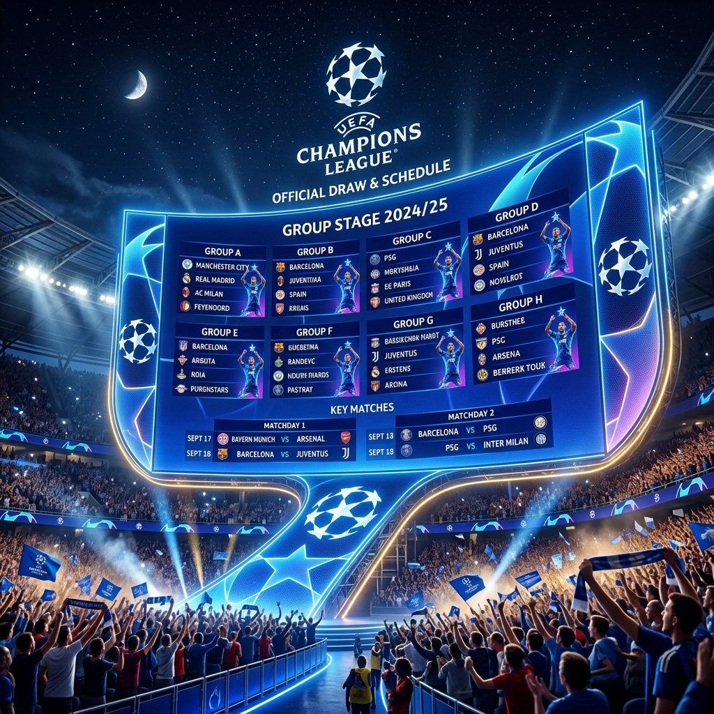 Lịch Thi Đấu & Kết Quả Cúp C1 (Champions League) 2025-2026 Mới Nhất