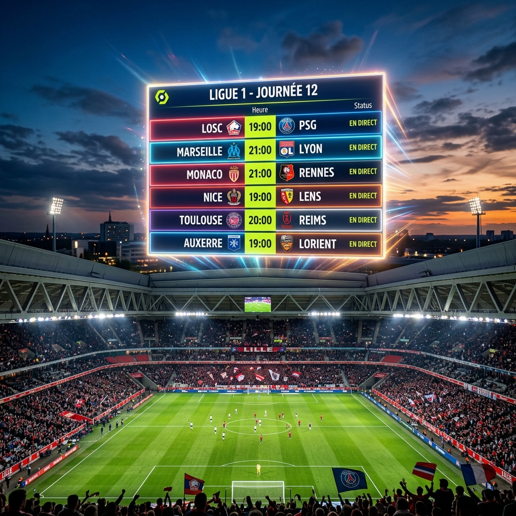 Lịch Thi Đấu & Kết Quả Ligue 1 2025-2026 Mới Nhất